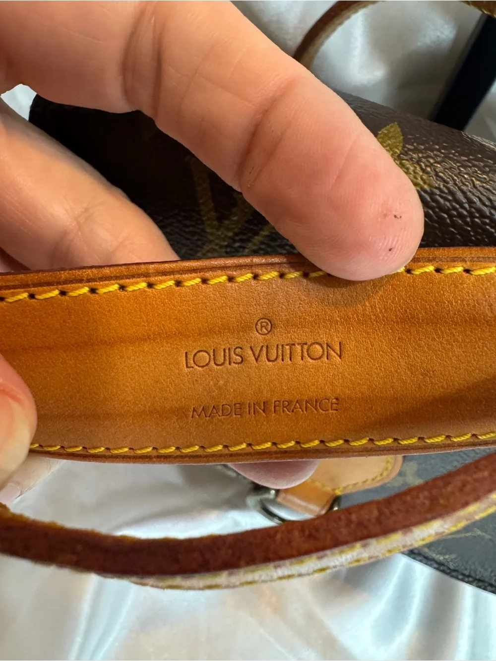 Louis Vuitton LV Mini Saint Cloud Monogram Canvas Crossbody with COA